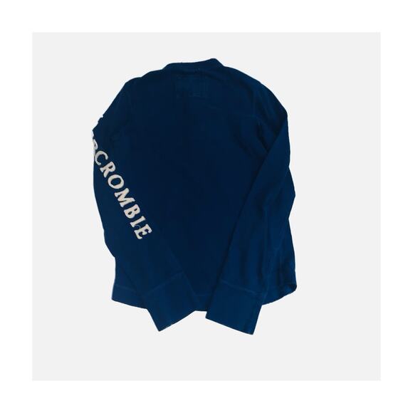 Abercrombie & Fitch Shirt Mens small Henley Muscle Grunge Distressed Y2K - Picture 6 of 8